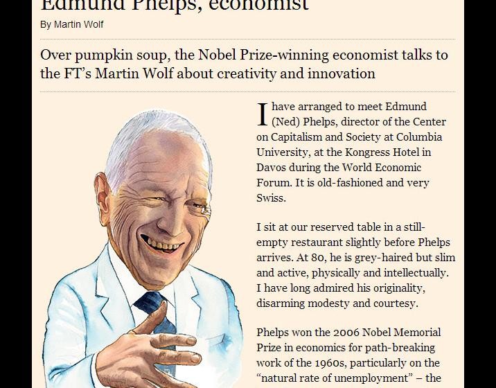 Edmund Phelps's Lunch with the FT