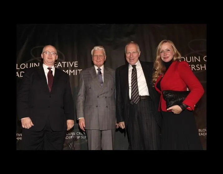 Edmund Phelps awarded the Louise Blouin Foundation Creative Leadership Award