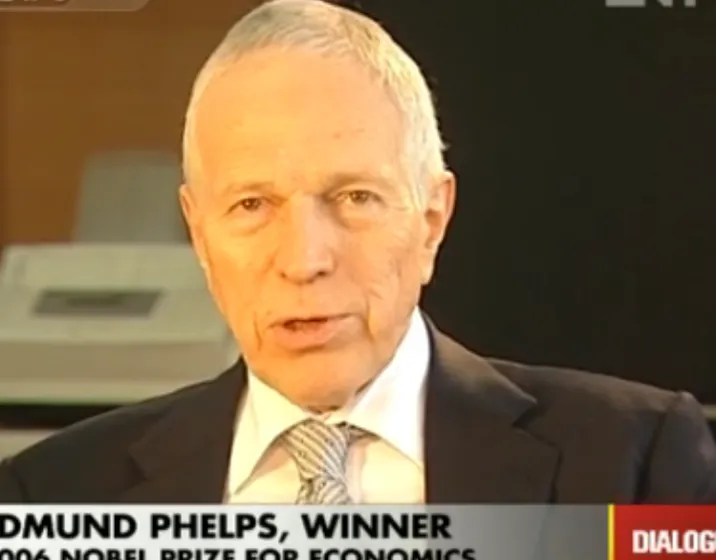 CCTV "Dialogue" interview with Edmund Phelps 