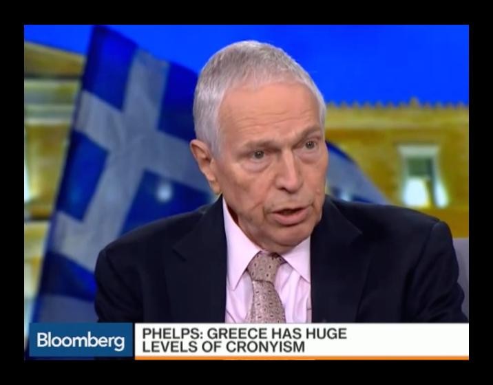 Edmund Phelps on Bloomberg TV: "Greece Is On Another Planet"