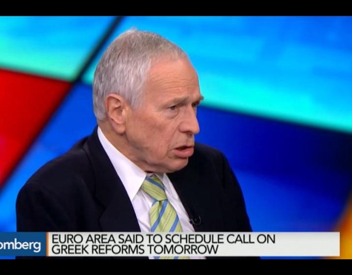 Edmund Phelps on Bloomberg TV: "What Will Happen After ECB Reviews Greek Bank Liquidity?"